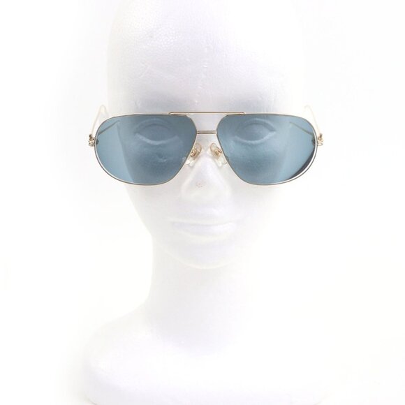 Cartier Ct0111 S 2 C Two Bridge Sunglasses Gold Blue main image 10